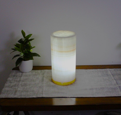 Unique and Elegant Onyx Lamp | Alabaster Lamp, Table Lamp, Desk Lamp Stone Lamp