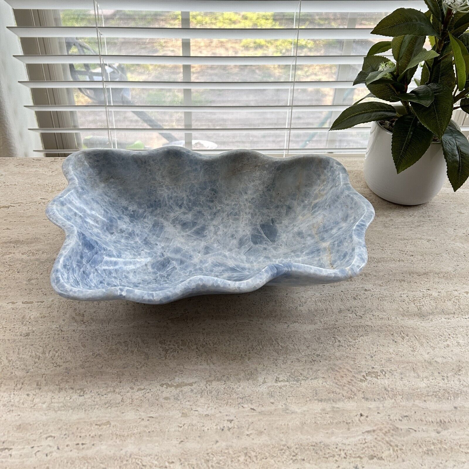 ONYX HAND CARVED MINERAL BOWL | ONYX BOWL CENTERPIECE BM01