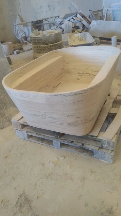 Travertine Marble Bathtub | Travertine Marble Tub